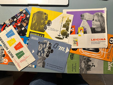 Konvolut Anleitungen Prospekte Filmen Leicina Eumig Bauer Agfa