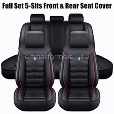 For Chevrolet Camaro Leather Car 5-seats Covers Front Rear Seat Protectors Us For Chevrolet Camaro Leather Car 5-seats Covers Front Rear Seat Protectors Us