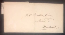 Superb 1832 entire SOULANGES to VAUDREUIL, QUEBEC. Sarcastic Letter To Notary