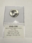 1963 D 25c Washington 90% Silver Quarter BU