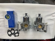 Mgb Twin Hs4 Su Carburettors Fully Refurbished Aud135 Mgb Twin Hs4 Su Carburettors Fully Refurbished Aud135