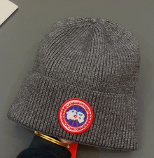 2026 CANADA GOOSE Black Couple Winter Warm Knitted Hat, Knitted Hat, Ski Hat