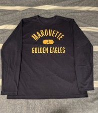 Nike Air Jordan Marquette Golden Eagles long sleeve size XL shirt TEAM ISSUED