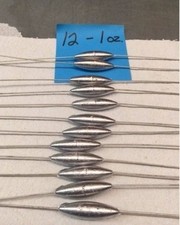 Bottom Bouncers 12 qty 1oz | 4" Arm 11" long | Crane Swivels w/Interlock Snaps