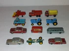 LOT OF 12 VTG 1955-1969 MATCHBOX LESNEY 1-75 REGULAR WHEELS. FAIR-VERY GOOD