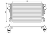 LadeluftküHler Valeo 822915 Aluminium FüR VW Amarok 2HA 2HB S1B S6B S7A S7B AGD