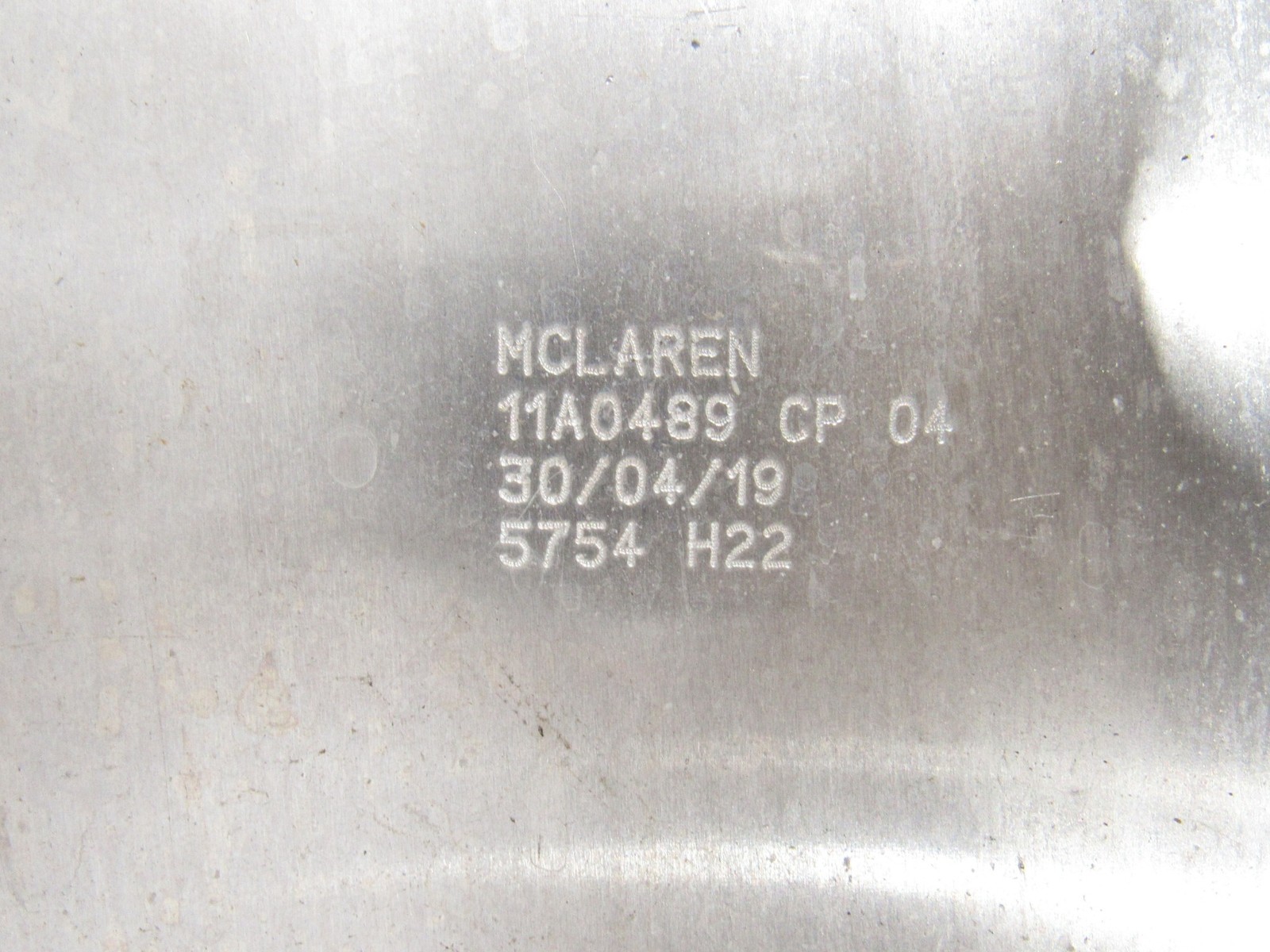 McLaren 720S 2017-2020 Lower Center underbody shield
