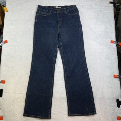 Levi's 512 Perfectly Slimming Bootcut Jeans Women's Rinse Blue Denim - 30X31.5