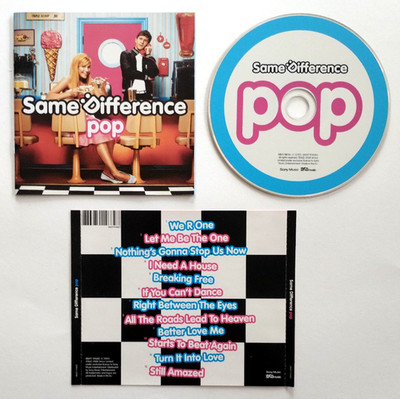 CD Same Difference Pop Europop Music Europe 2008 Audio Compact Disc Vintage (L27)