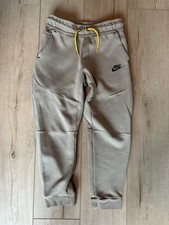Boys Nike Tech Fleece Jogger Drawstring Pants Sweats Beige M