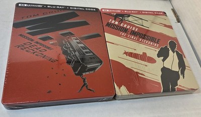 Mission Impossible 7 + 8 4K Steelbooks-NEW (Sealed)--Box Shipping with Tracking