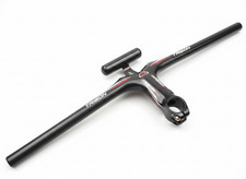 New TRIGON Carbon Stem Integrated Flat Bar MTB Handlebar 580x110mm 28.6mm 1-1/8