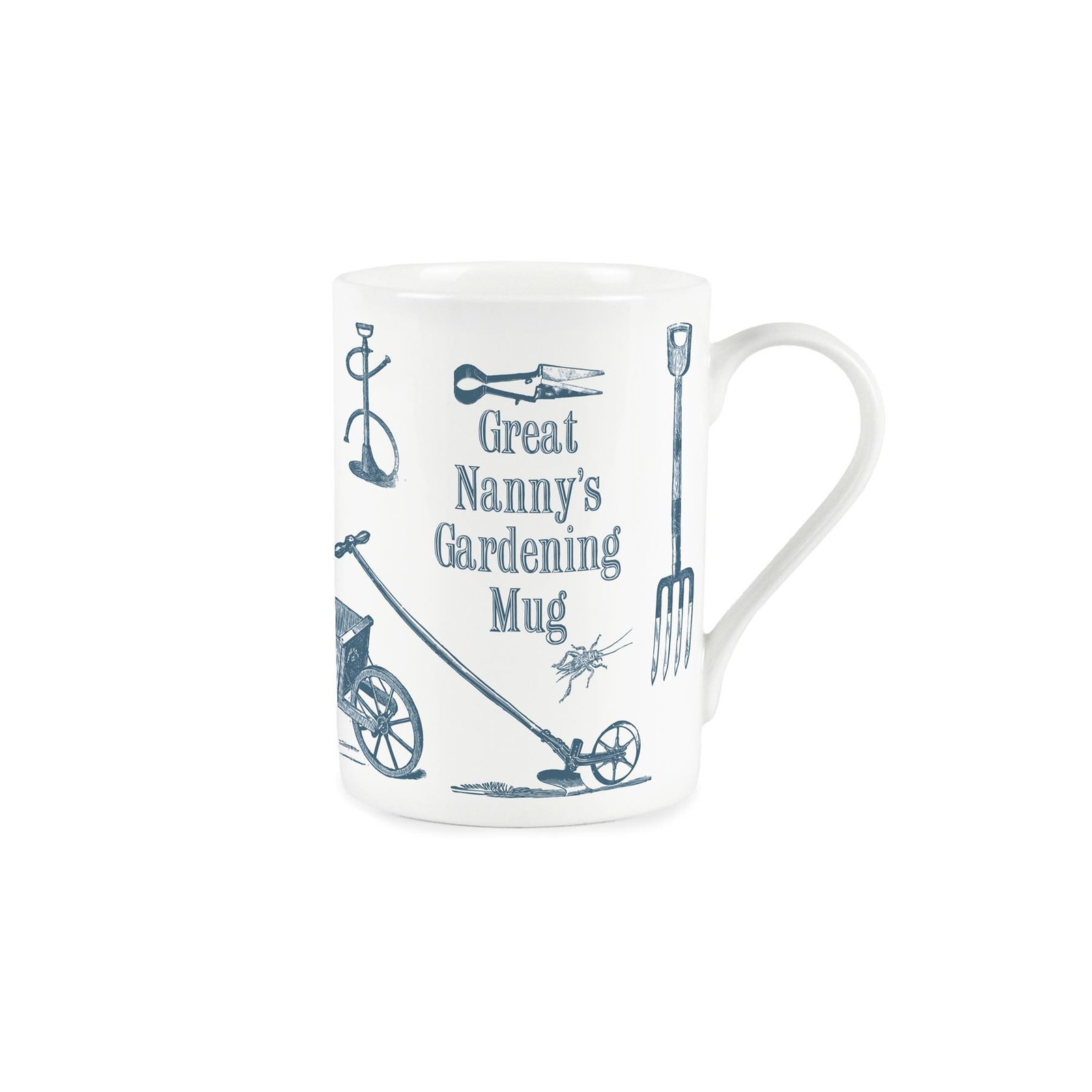 Great Nannys Gardening Mug - Vintage Bone China Tea/Coffee Cup Gift