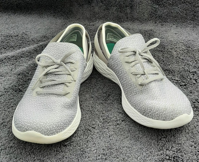 Women s YOU By Skechers Lightweight Gray Slip On Walking Shoes Women's Size 7.5