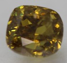 0.30 Carat Brown Yellow SI2 Cushion Natural EARTH MINED Diamond 3.86X3.61m VIDEO