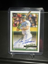 2026 Topps Series 1 - 1991 Topps Baseball Autographs Jose Canseco #91A-CAN  
