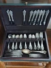 Grande Baroque by Wallace Sterling Silver, service for 9 plus extras