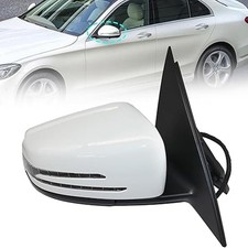 Left Driver Side Mirror Assembly Compatible with Mercedes-Benz W204 C-Class C250