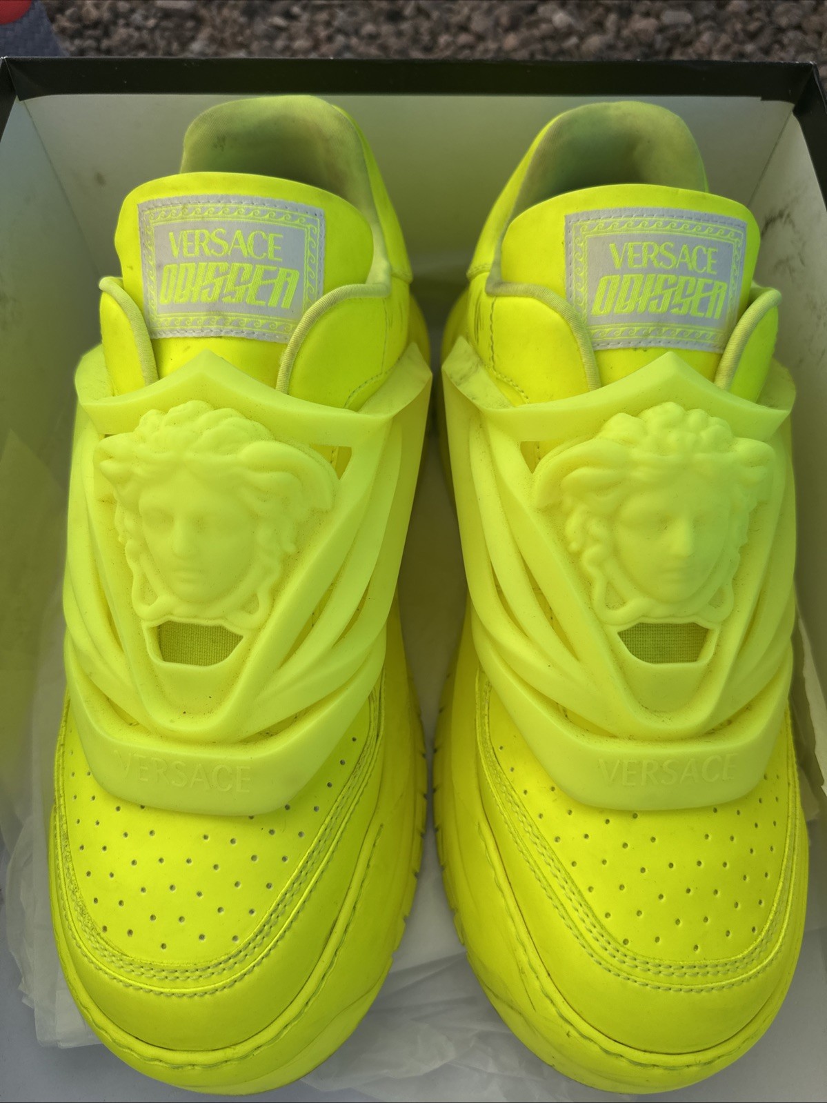 Versace Odissea in neon yellow/green