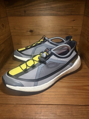 NWOB Adidas by Stella McCartney PulseBOOST HD S Gray Yellow Black M9.5/W10.5