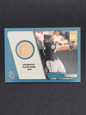 2001 Topps Traded & Rookies Jose Canseco GAME USED Bat Relic #TTR-JC White Sox