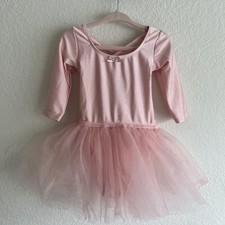 Light pink H&M Dance Leotard with Tulle Skirt Toddler Girls Size 3/4T