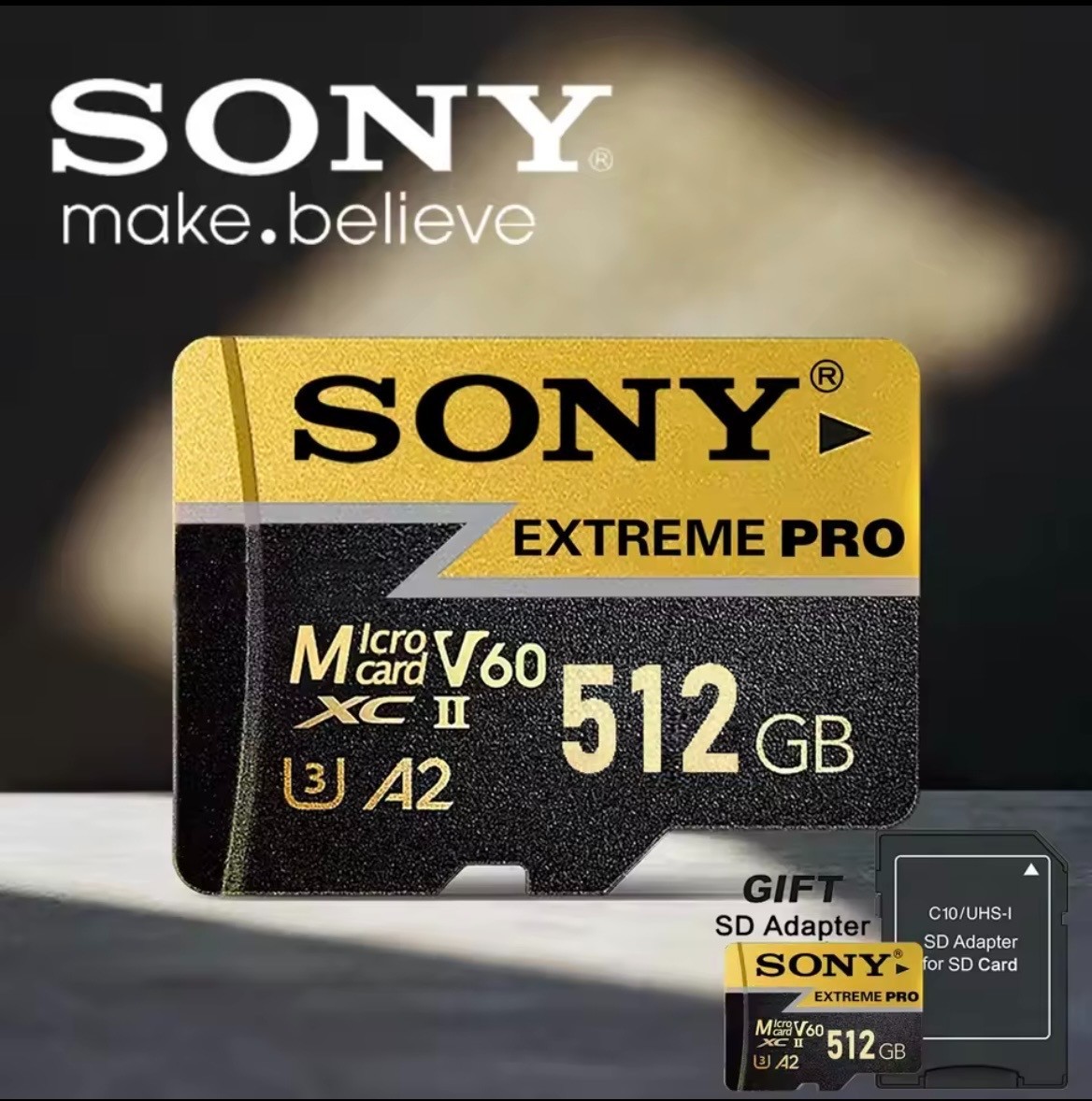 High Speed Micro SD TF Card 128GB 256GB 512GB 1TB Flash Memory for Phone PC