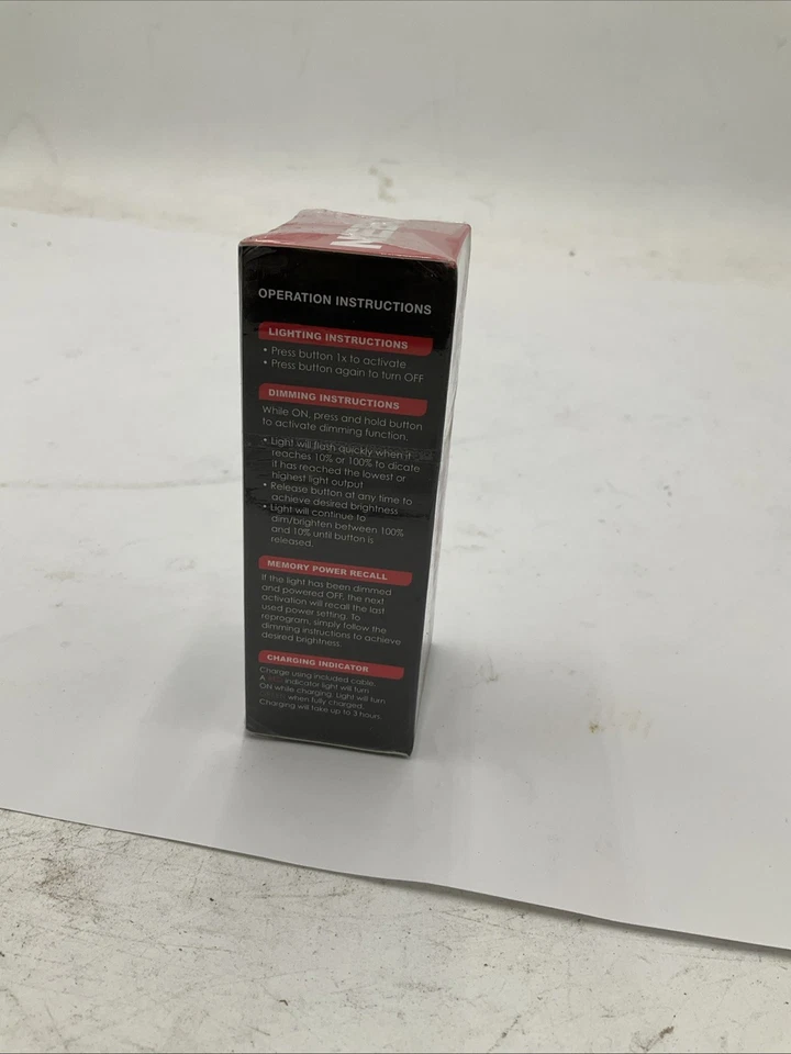 Nebo Slim Flashlight Pocket Rechargeable Red - Image 4 of 4