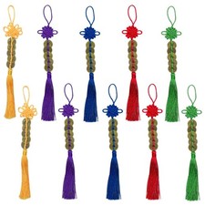10 Strings Chinese New Year Lucky Coins Charms Style 2: Colorful