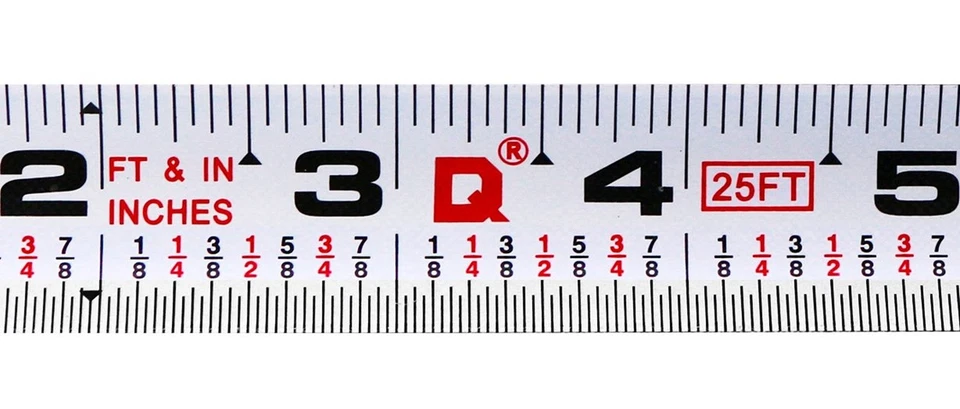Quickdraw PRO Easy-Read Self Marking 25' Foot Tape Measure - 1st Measuring Ta... - Image 3 of 4