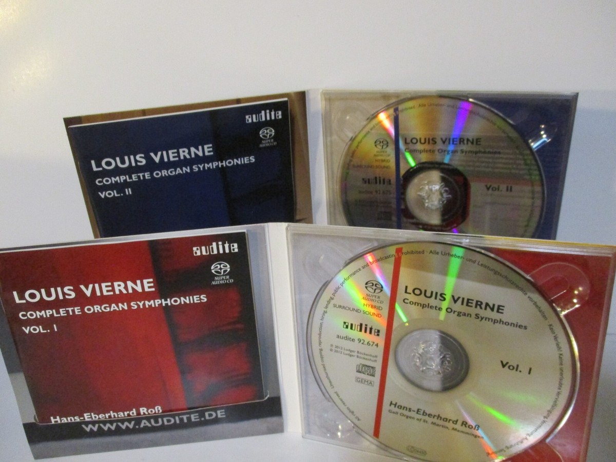 LOUIS VIERNE: COMPLETE ORGAN SYMPHONIES, VOL. 1 & 2 - 2 CD Set