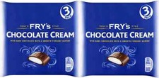 Fry's Chocolate Cream Bars 49G x 6 Bars  Rich Dark Smooth Chocolate