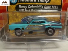 Racing Champions Mint Richard Tharp Harry Schmidt's Blue Max 1973 Mustang Funny 