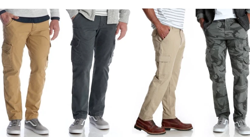 Wrangler Men's Cargo Pants with Stretch TAPER FIT New
