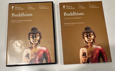 The Great Courses Buddhism 4 DVDs & Course Book (Unused) Malcolm David Eckel