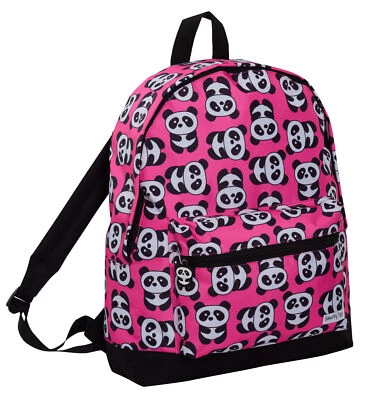 ScruffyTed Panda Mädchen Rucksack Kinder große Kapazität Reisetasche Multi Schultasche