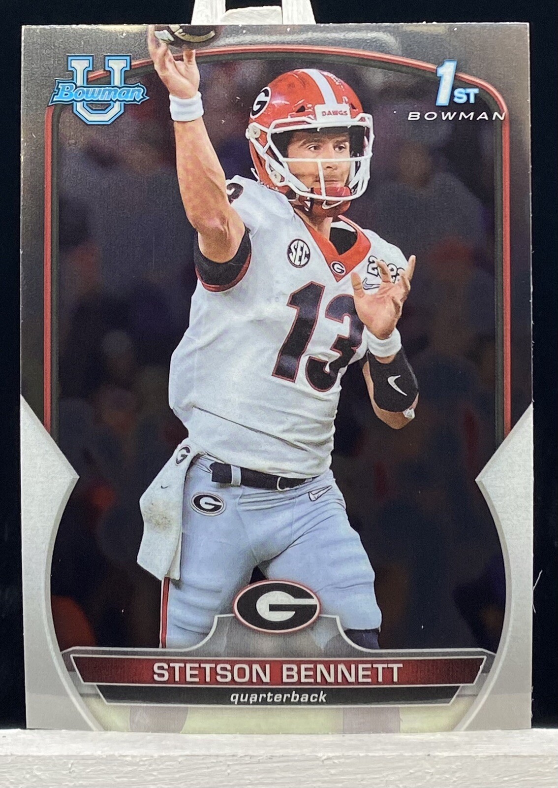 2022 Bowman Chrome University Stetson Bennett Chrome 1st #39 Georgia B815