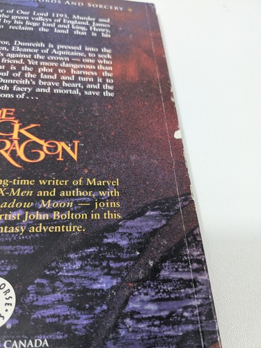Black Dragon Dark Horse April 1996 Claremont John Bolton Paperback TPB Medieval - 第 4/4 張圖片