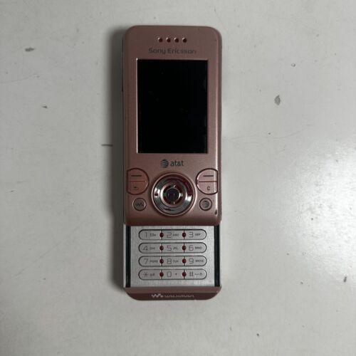 Sony Ericsson Walkman W580i Pink 2" Screen 2MP Slide Cell Phone - Untested
