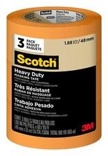 Scotch Painter's Tape 2020 -48EP3 Scotch Heavy Duty Masking Tape 3 Rolls