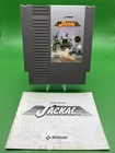 Nintendo NES Jackal With Manual Tested And Working, Vintage Game 1985 AUTHENTIC