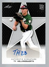 2020 Leaf Perfect Game National Showcase Auto Black #BATH4 Ty Hollandsworth /50