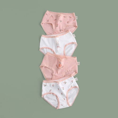 4-Pack Little Girls' Underwear Toddler Comfort Panties Baby Soft Cotton Briefs - Picture 41 of 50