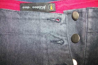 Pantalon Court COP COPINE TORODAY Taille 42 Bleu Stretch - Occasion En Très Bon état