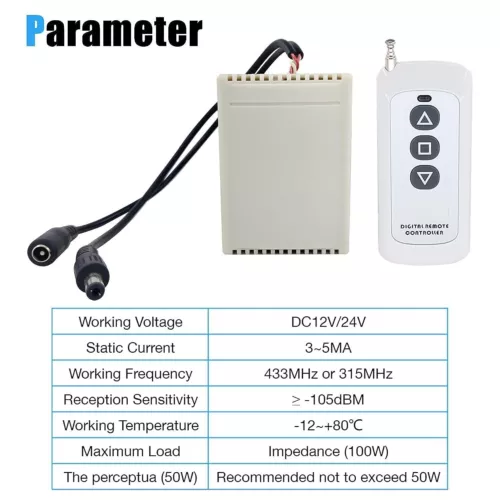 Accionamiento lineal 12V 1500N 50mm ~ 1000mm actuador lineal motor eléctrico impermeable - Imagen 18 de 43