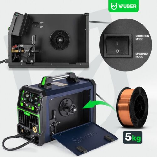 WUBER Germany Welder 250A Weld Synergy Machine Shield gas cylinder + regulator - Picture 9 of 15
