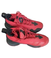 ADIDAS Court Vision 3 Power RED Men SZ 8 Laced Up Comfy Basketball Shoes H67758 