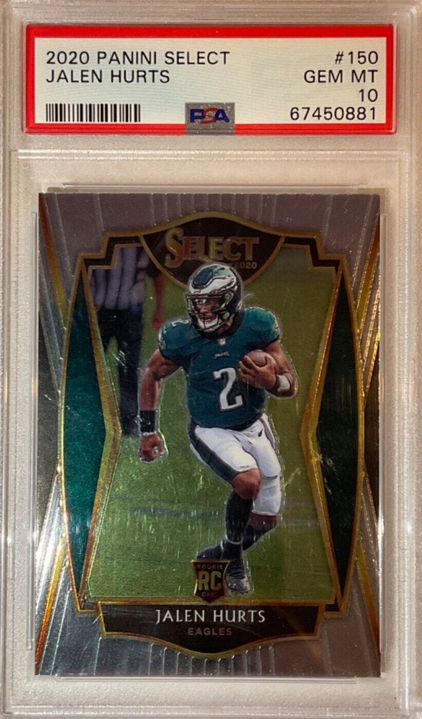 2020 Panini Select — Jalen Hurts — ROOKIE — 💎 MINT PSA 10 — population 270