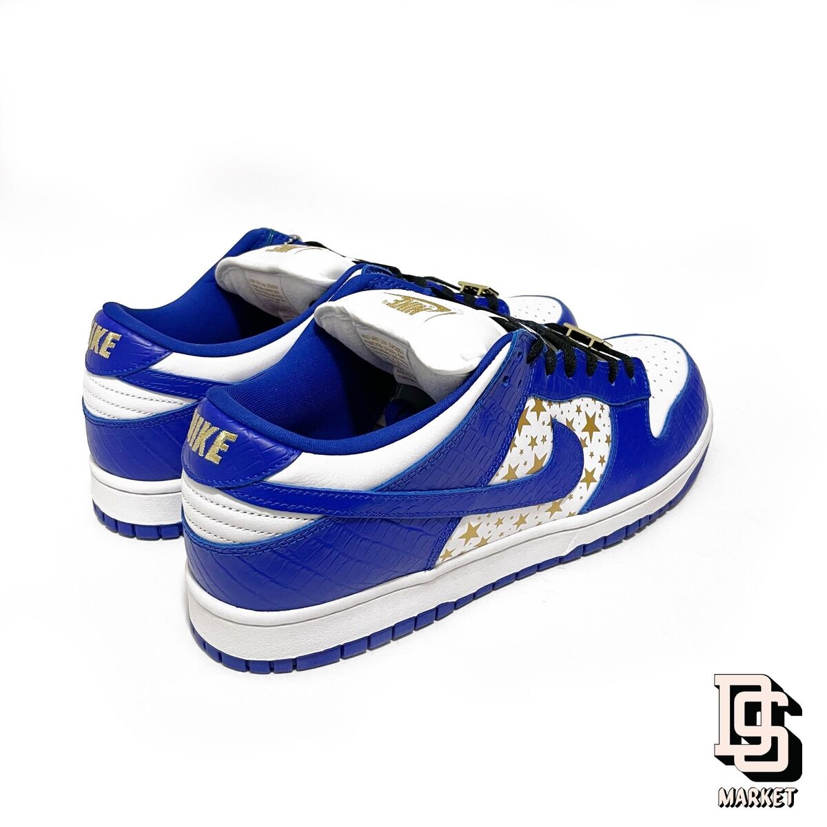 SUPREME NIKE SB DUNK LOW PRO OG QS ROYAL BLUE STARS S/S 2021 SUPREME NIKE SB DUNK LOW PRO OG QS ROYAL BLUE STARS S/S 2021