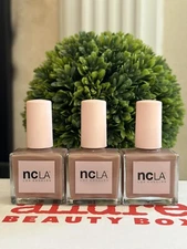 3x NCLA Nail Polish Luxury Lacquer - 75° IS FREEZING IN LA Full Size NWOB
